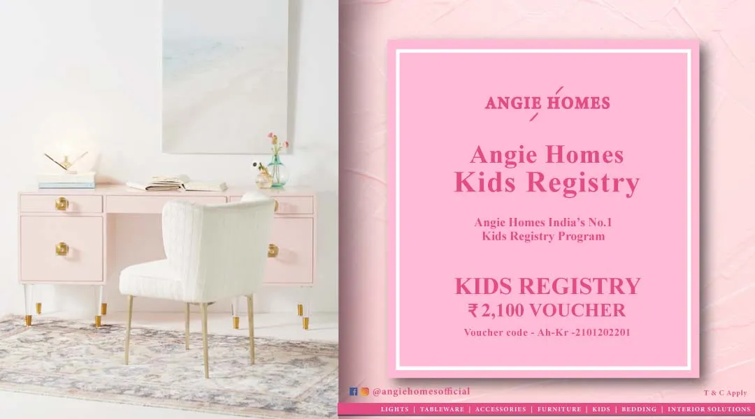 Angie Homes Kids Registry Gift Voucher for Kids Desk