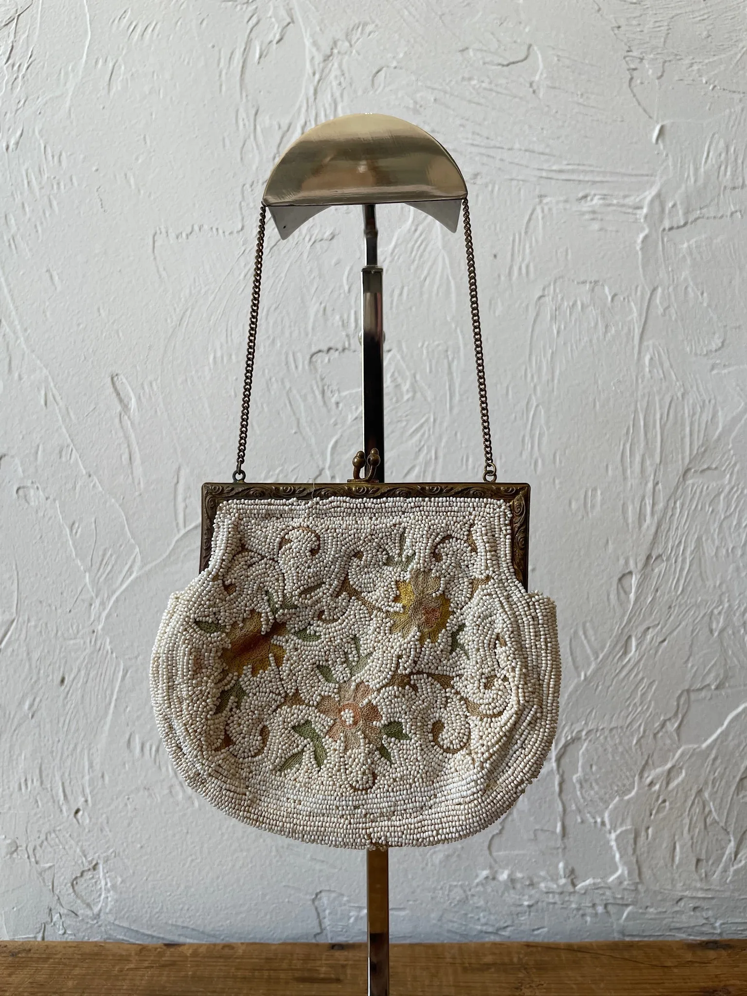 Antique Longchamp Collectible Beaded Handbag