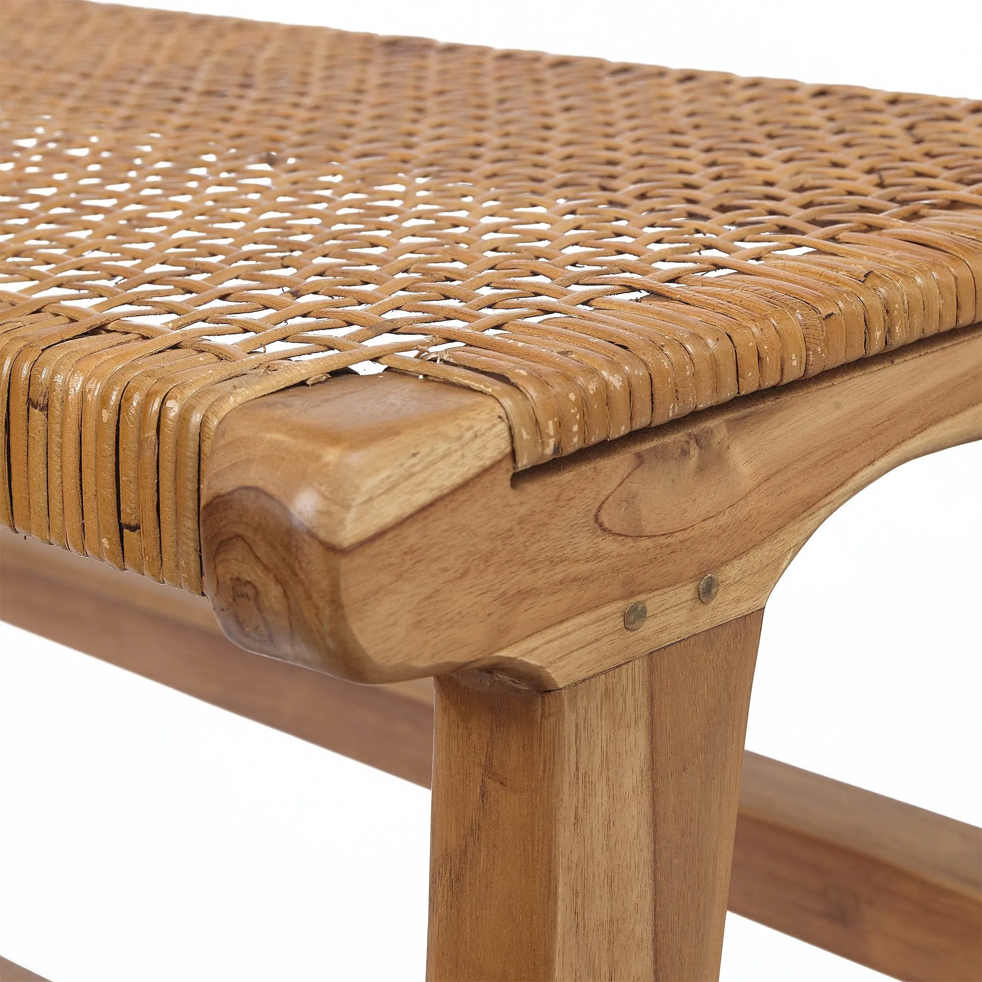 Bakaru Rattan Bench [Natural]