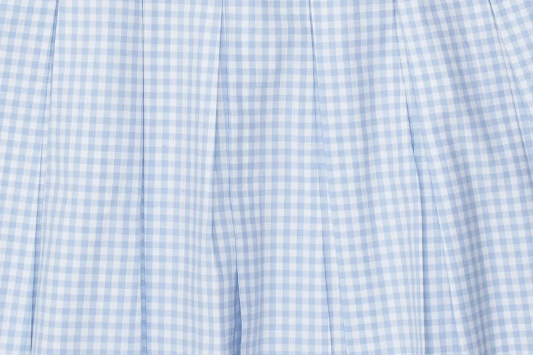 Blue Gingham Pleated Dress, Toddler Girls