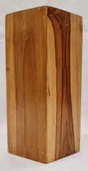 Candle Holder - Teak Wood (8 x 8 x 20cm)