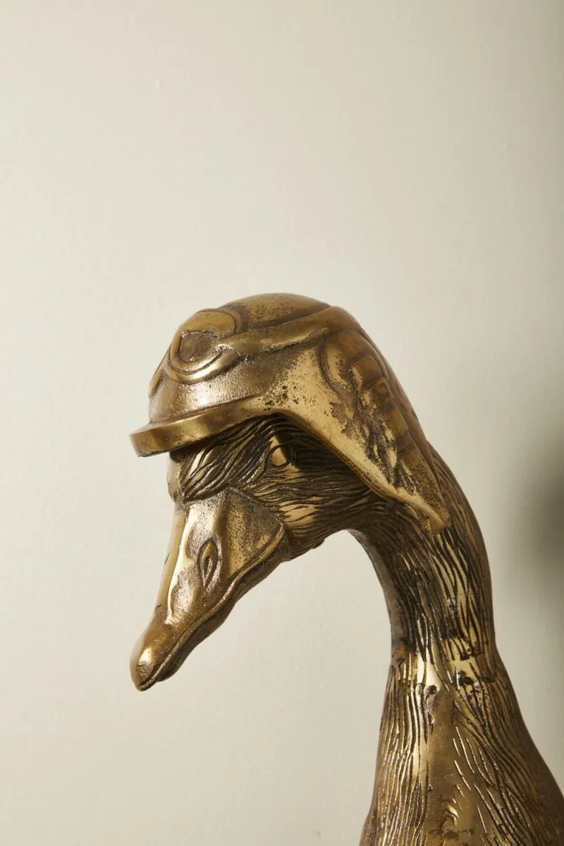 Charlie Duck Wall Mounted Brass Decor