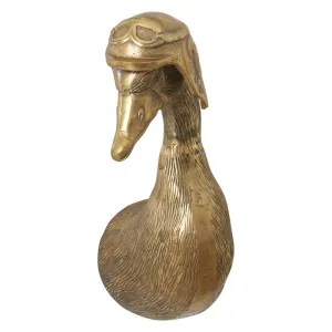 Charlie Duck Wall Mounted Brass Decor