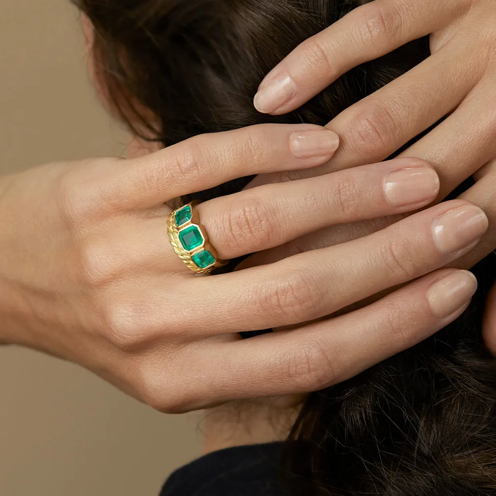 ER26-OOAK | 2.15 Carat One-of-a-Kind Emerald Ring