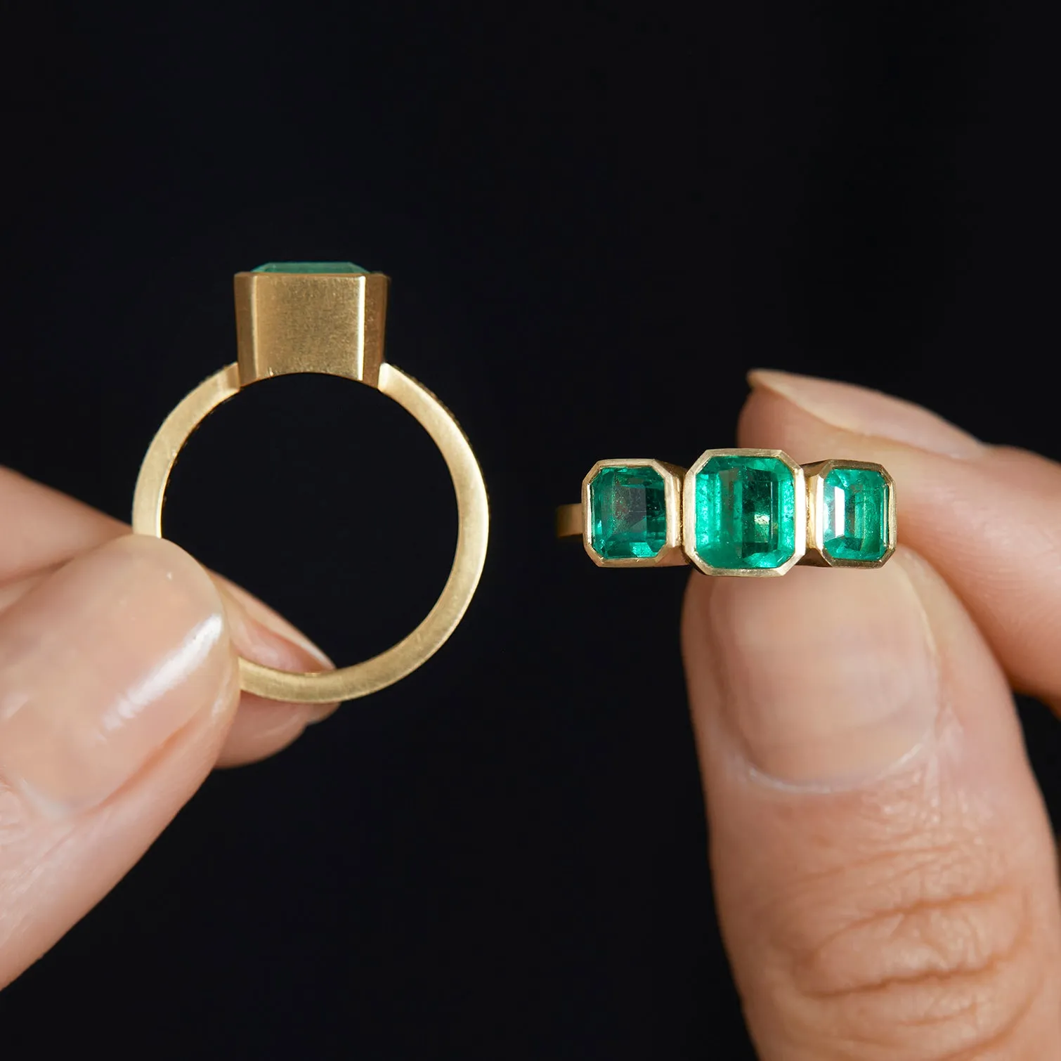 ER26-OOAK | 2.15 Carat One-of-a-Kind Emerald Ring