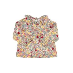 Fall Daisy Blouse, Infant, Coral Multi