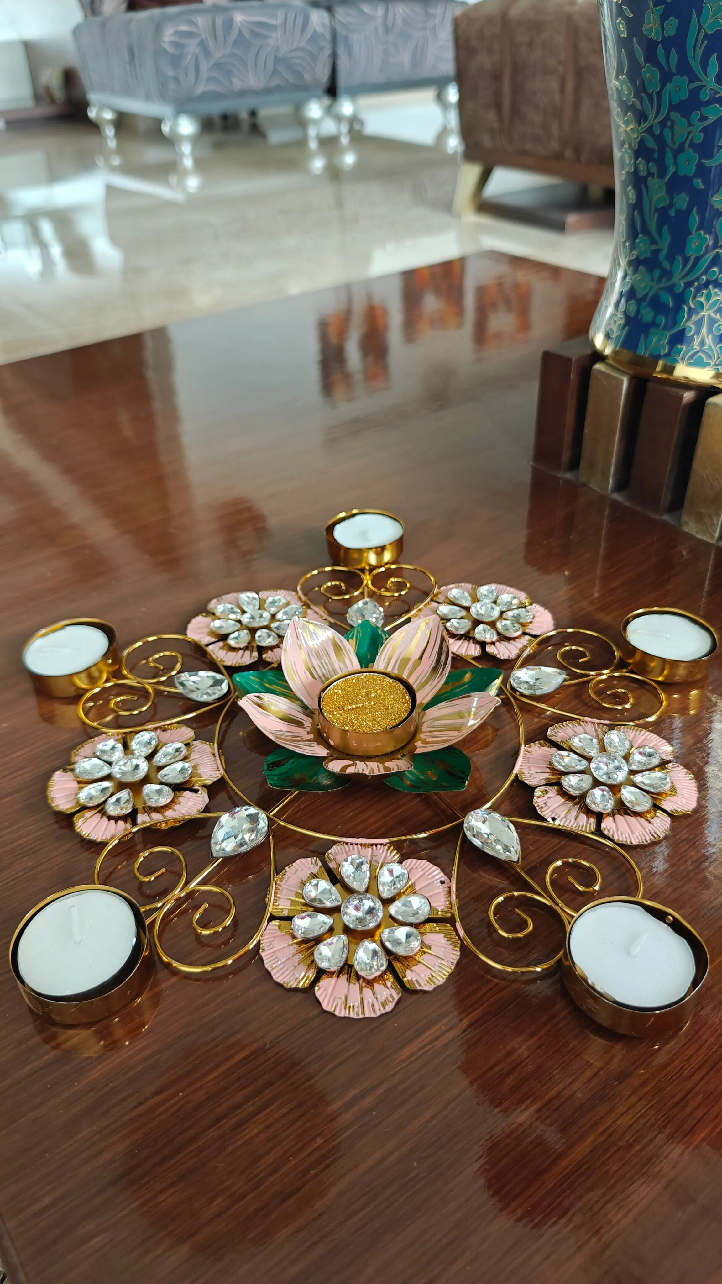 Flower Candle Set - Accessory
