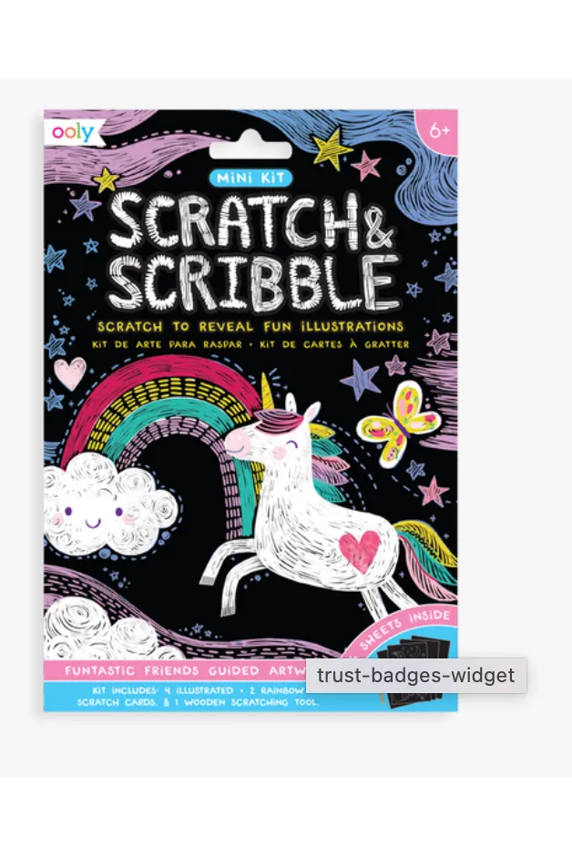 Mini Scratch & Scribble Art Kit