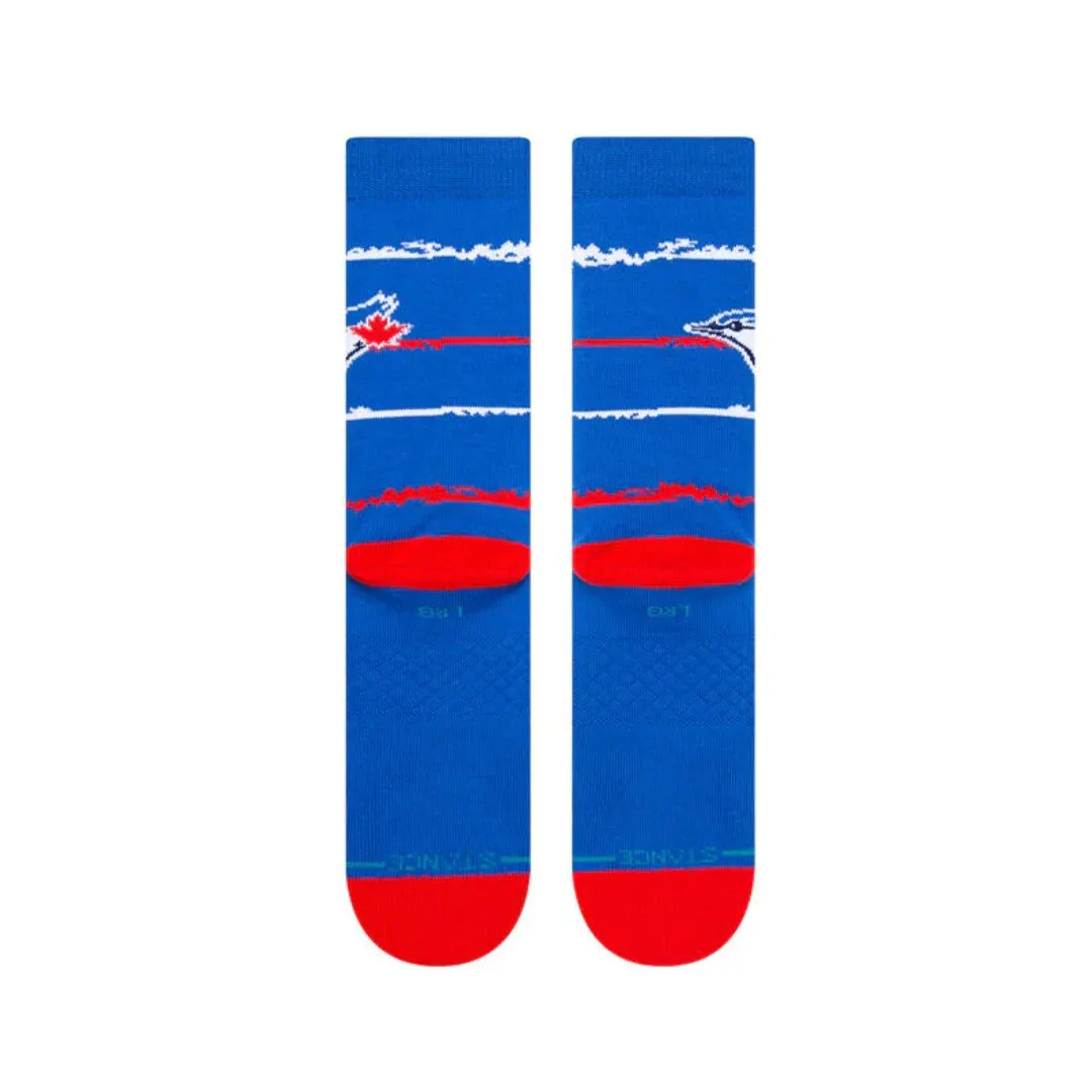 MLB X Stance Chalk Crew Socks (Royal)