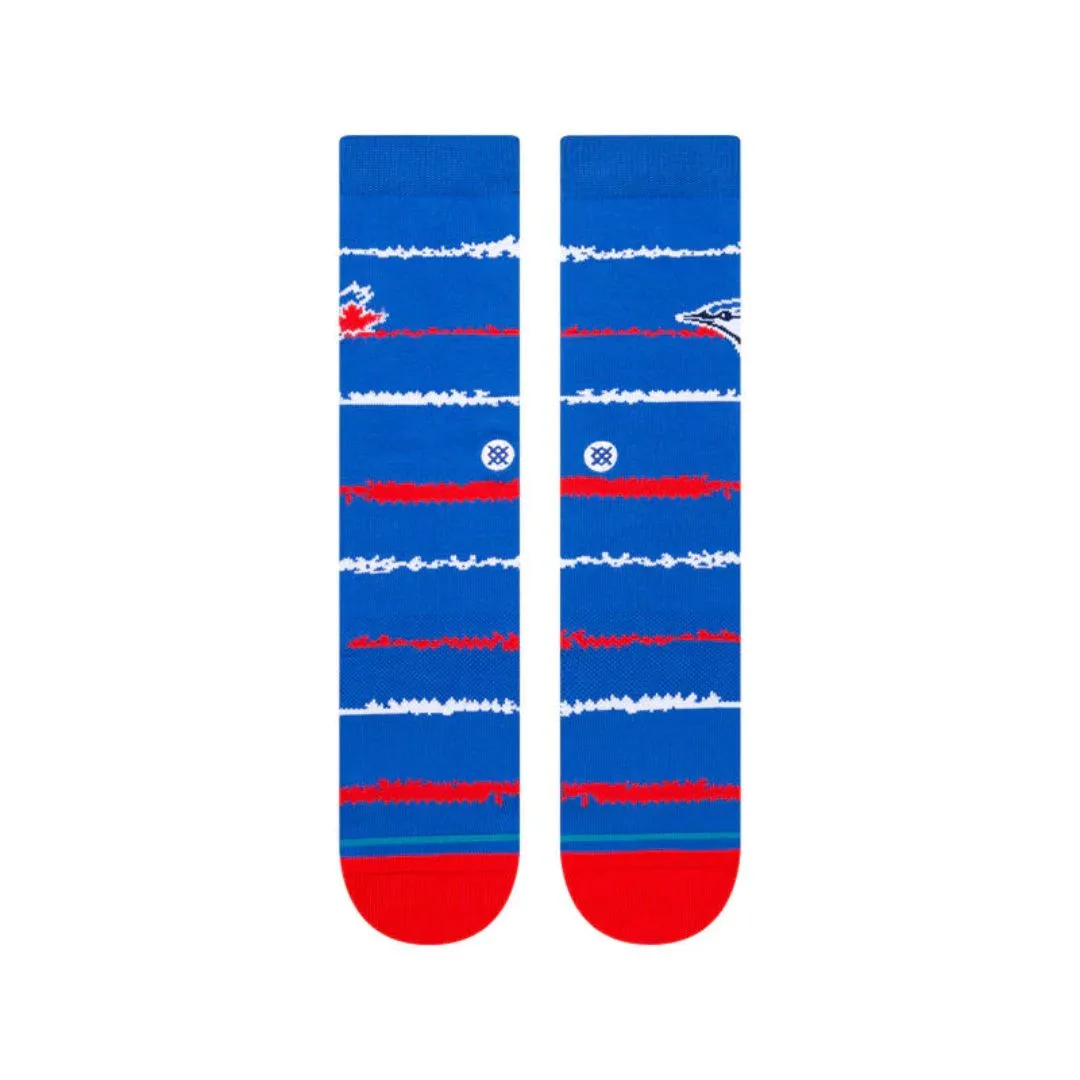 MLB X Stance Chalk Crew Socks (Royal)