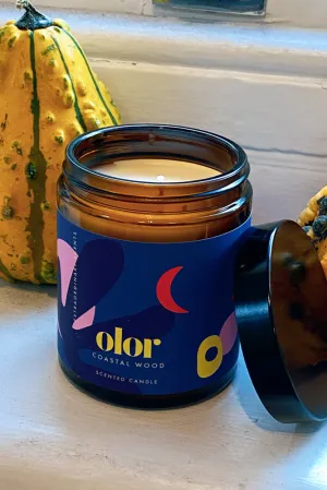 Olor Coastal Wood Jar Candle
