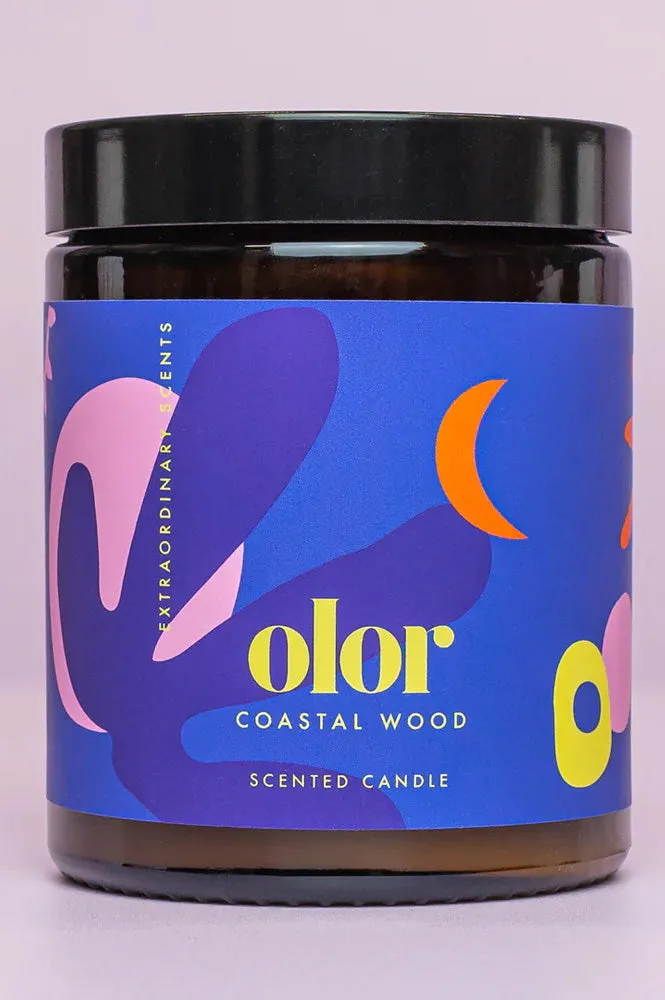 Olor Coastal Wood Jar Candle