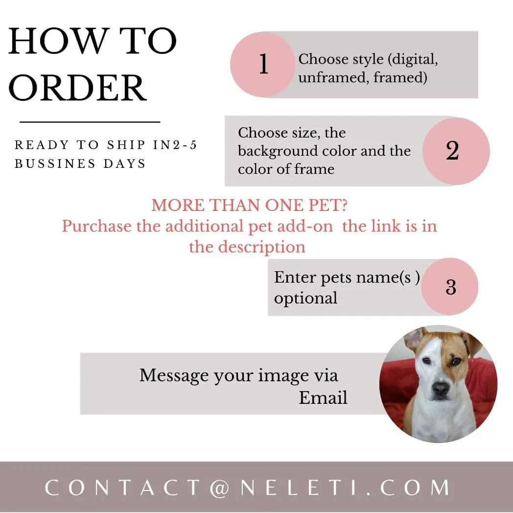 Personalized Pet Portrait