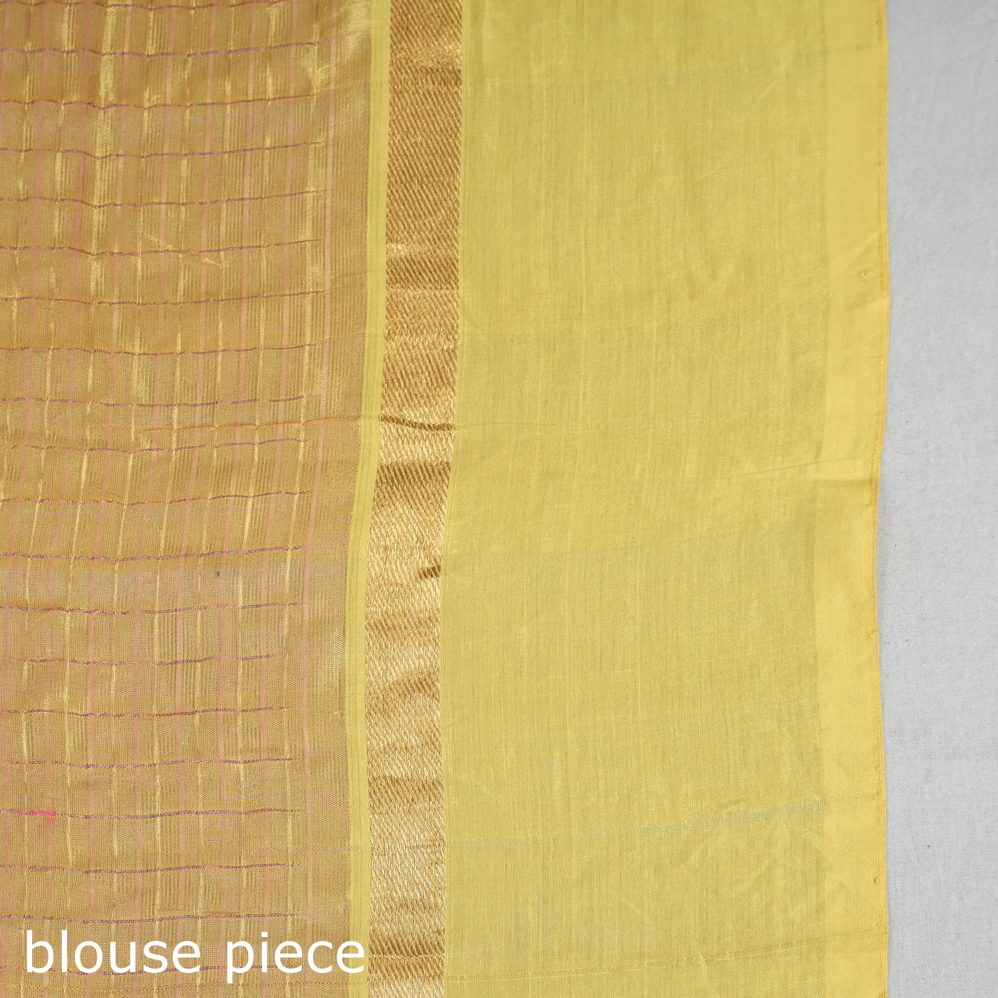 Pink - Mangalagiri Silk Cotton Silver Zari Stripe Handloom Saree