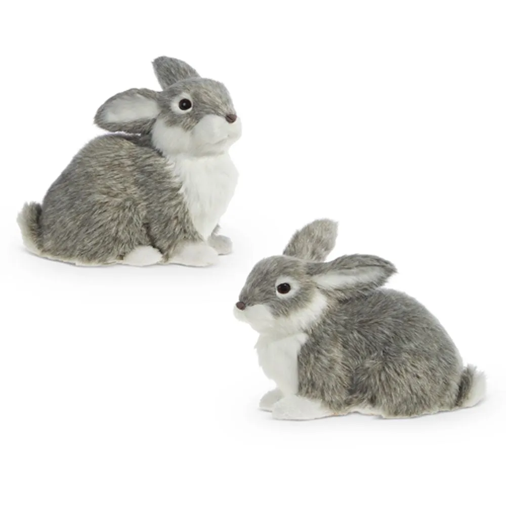 Raz Imports 2024 Natural Appeal 9" Rabbit, Asst of 2
