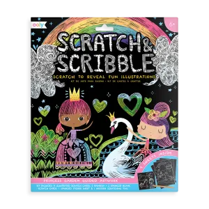 Scratch & Scribble Art Kit (Princess Garden)
