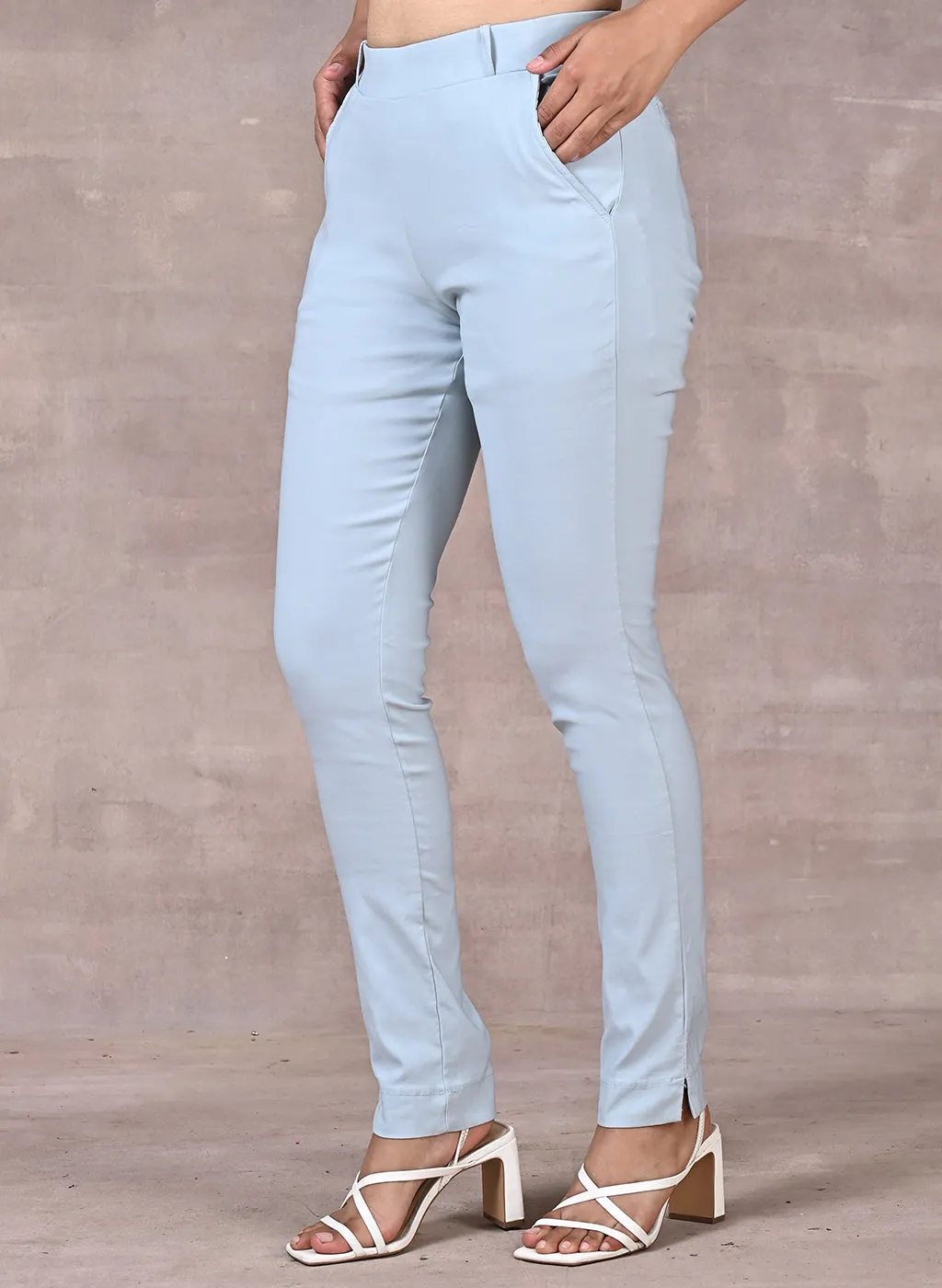 Skin-Fit Spa Blue Jeggings