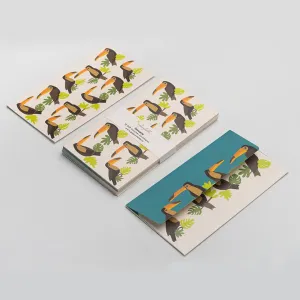 Toucan Collection <br> Cash Envelopes <br> <span style="font-size: 10px;">Set of 12</span>